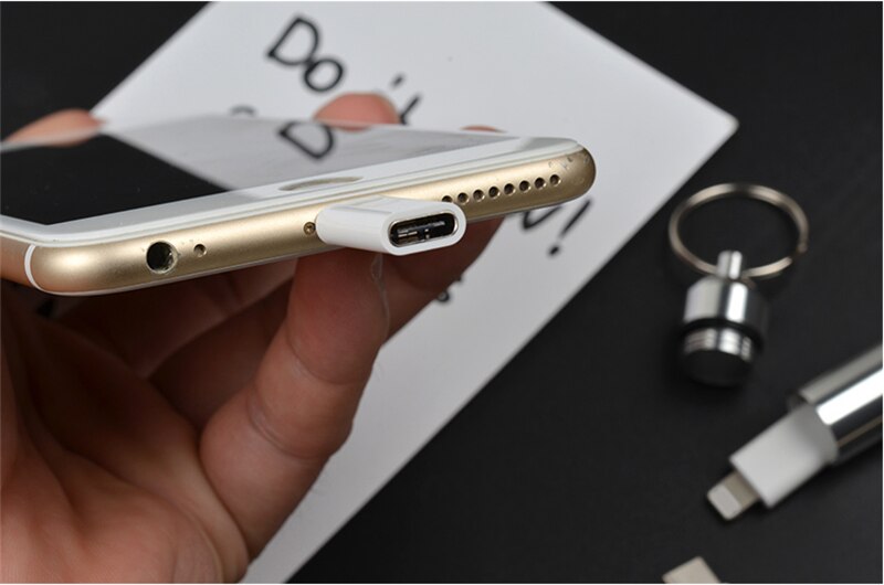 USB C Female To Lightning Male Adapter for IPhone 11 12 Pro Max Mini XS XR X Type C To IOS Charging Sync Charger Cable Converter