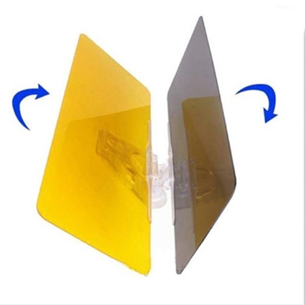 Car Sun Visor Snow Blind Baffle Anti-Glares Blockers UV Fold Flip Down HD Clear View Sunshade For Day Night Driving