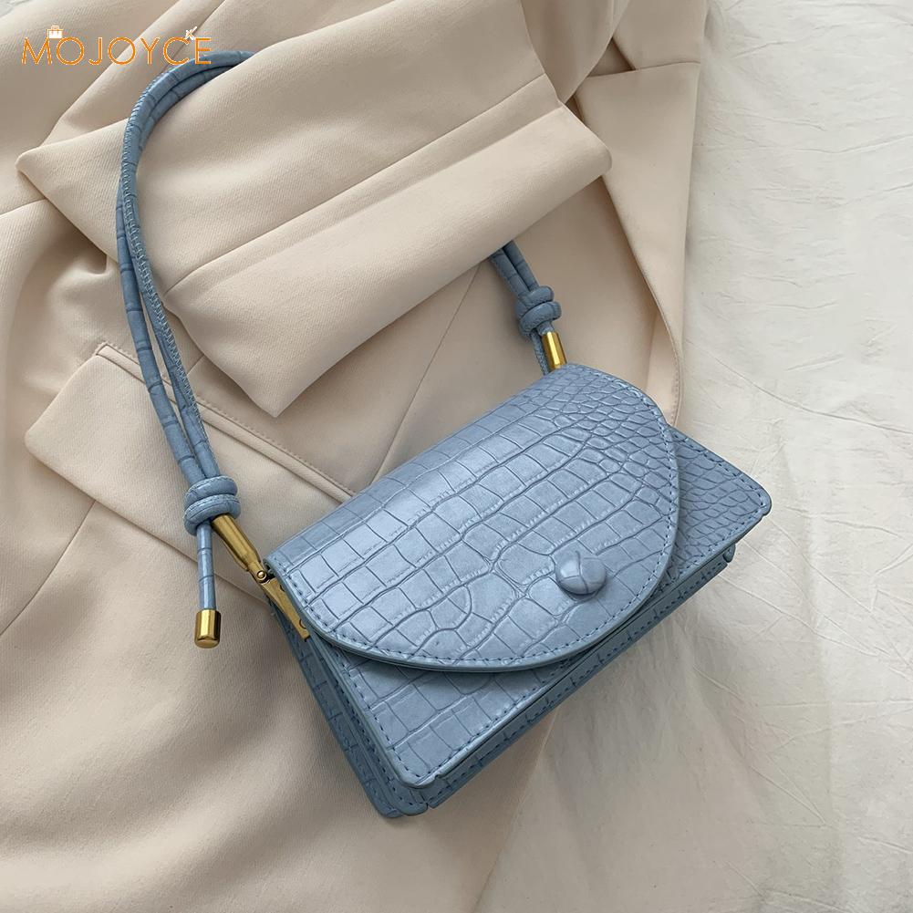 Populaire Eenvoudige Vrouwelijke Dagelijkse Tas Toevallige Pu Lederen Sling Handtas Portemonnee Vrouwen Elegante Chain Schouder Crossbody Tas