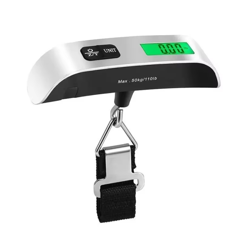 Báscula colgante de mano. Báscula de peso para bolsa de lona 110 LBS /50 kg pesaje de viaje para equipaje electrónico: Default Title