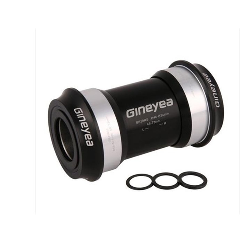 Boîtier de pédalier de vélo à pf30 bb30 axes en céramique, 7075al , durable, 24mm/22mm accessoires de vtt