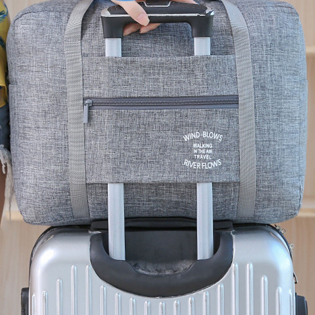 Sacs de voyage Oxford imperméables pour femmes et hommes, sac de sport de grande capacité, organisateur de voyage, sacs d'emballage Cubes, sac de week-end