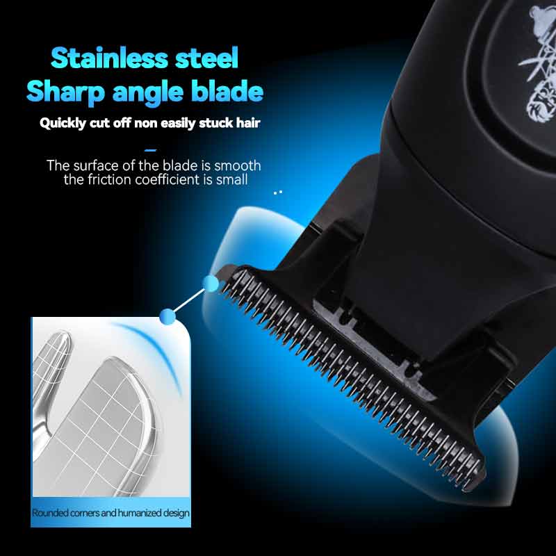 Kemei1747 Electric Hair Cutting Machine Cordless Hair Clipper Rechargeable Beard Trimmer Man Carving Clipper Barber