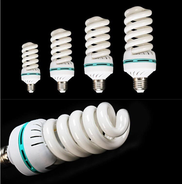 High Power Spiral Tube Energy-saving Environmental E27 85W/125W Light Bulb Home Bedroom Lighting Bulbs