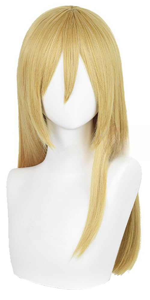 Historia Reiss Cosplay Synthetic Wig 50cm Long Golden Wigs Heat Resistant Hair Wigs: Default Title