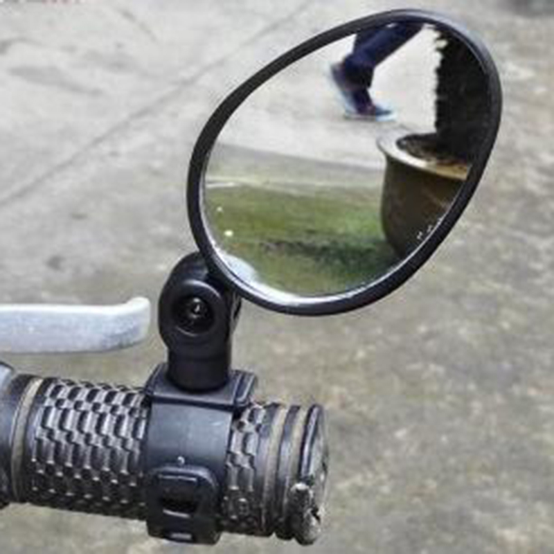° Bike Stuur Achteruitkijkspiegel Verstelbare Fiets Stuur Achteruitkijkspiegel Veiligheid Reflector Voor Fietsen