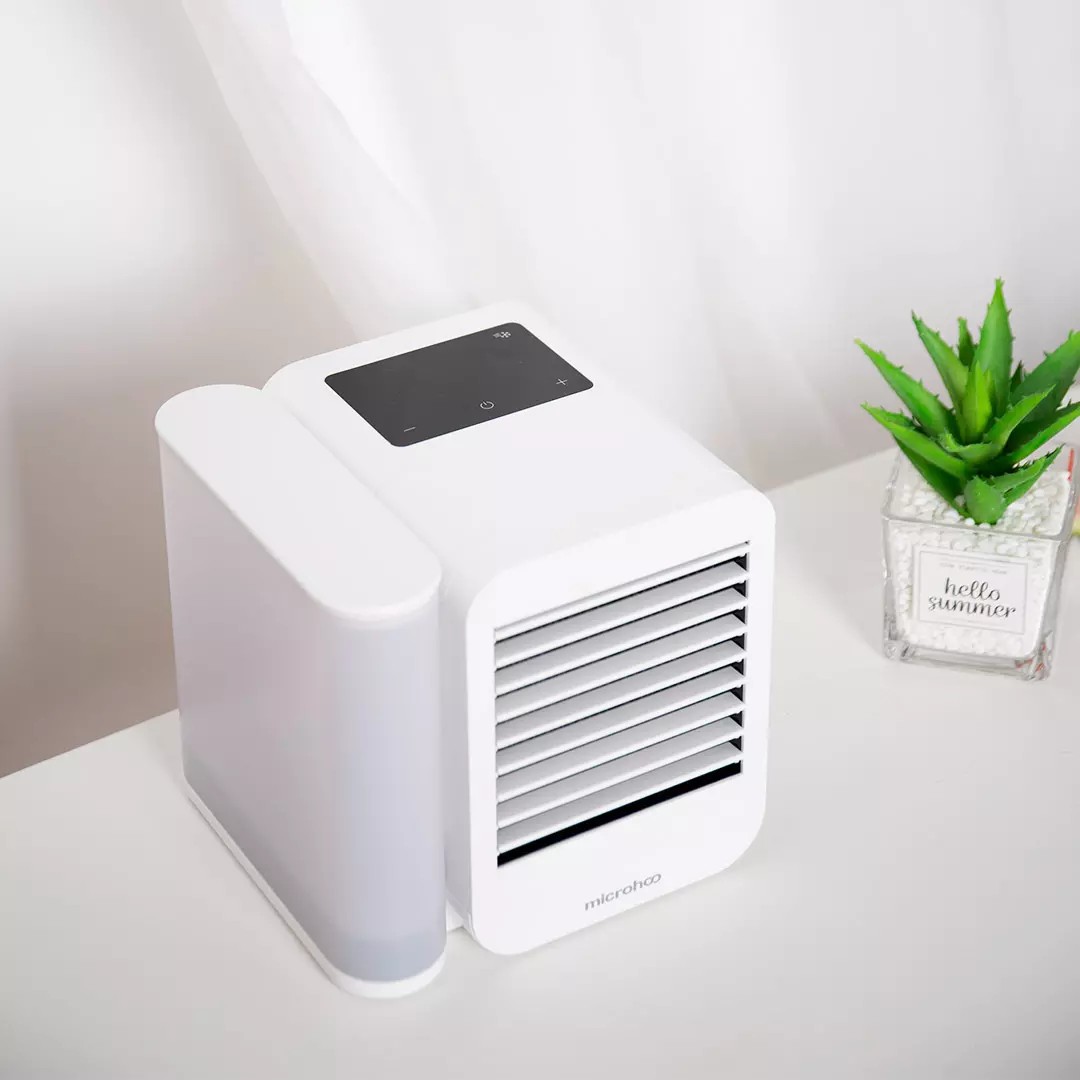 Xiaomi Microhoo 3 In 1 Mini Air Conditioner Water Cooling Fan Touch Screen Timing Artic Cooler Humidifier Bladeless