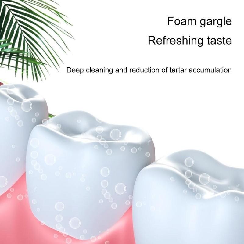 1bottle Toothpaste Tablets Teeth Whitening Charcoal Remove Smoke Stains Portable Scrub Toothpaste Dental Tablets