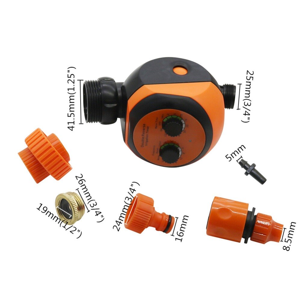 Dial knob Watering Timer Irrigation Garden Water Timer Plastic Electronic Controller for Garden,Yard Irrigation System