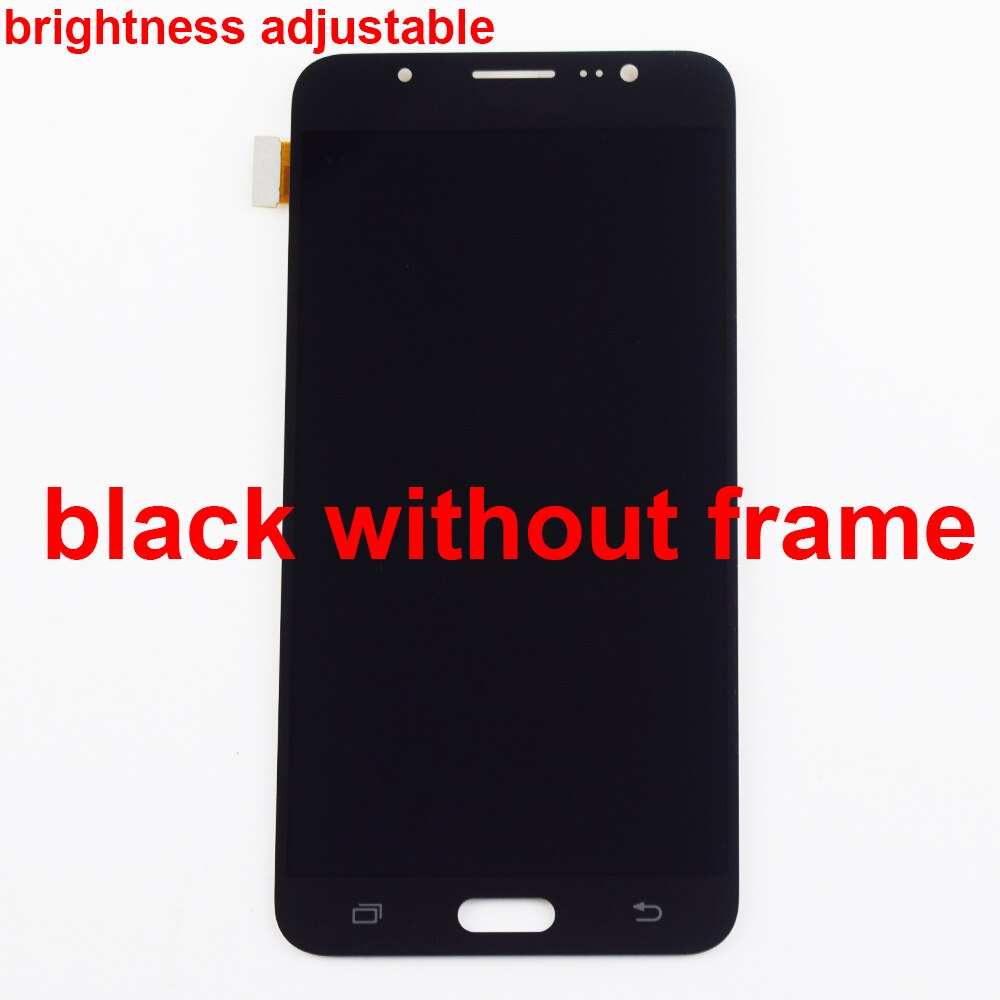 For Samsung Galaxy J7 LCD J710 SM J710F J710FN J710M J710H J710A DS LCD Display + Touch Screen Digitizer Assembly Frame: Black without frame
