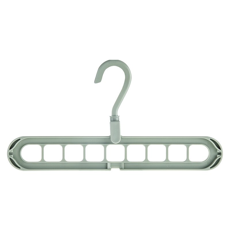 Plastikowe wielofunkcyjne składane wieszaki na ubrania 9 otworów oszczędność miejsca wieszak na kurtki 360 obrotowy stojak robić przechowywania składany organizator szafy