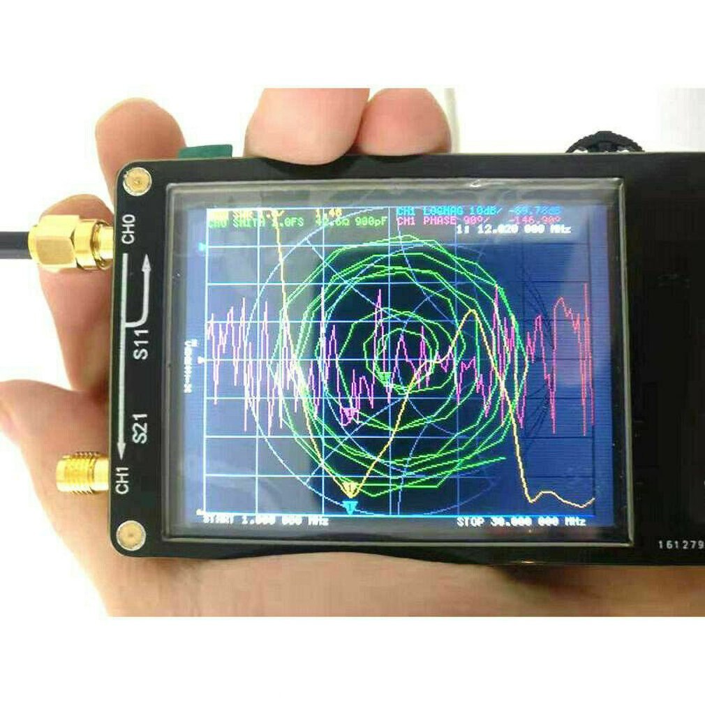 NanoVNA 50KHz-900MHz Vektor Netzwerk Analyzer sortiert Bausatz VNA UV VHF UHF HF Antenne Analysator Bauen in batterie
