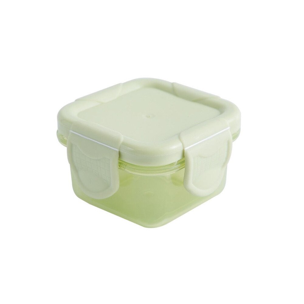 Mini cajas selladas de aliño de alimentos de grado alimenticio, cajas de anzuelos de pescado de cebo, Caja de almacenaje para medicina, organizador de joyería: green