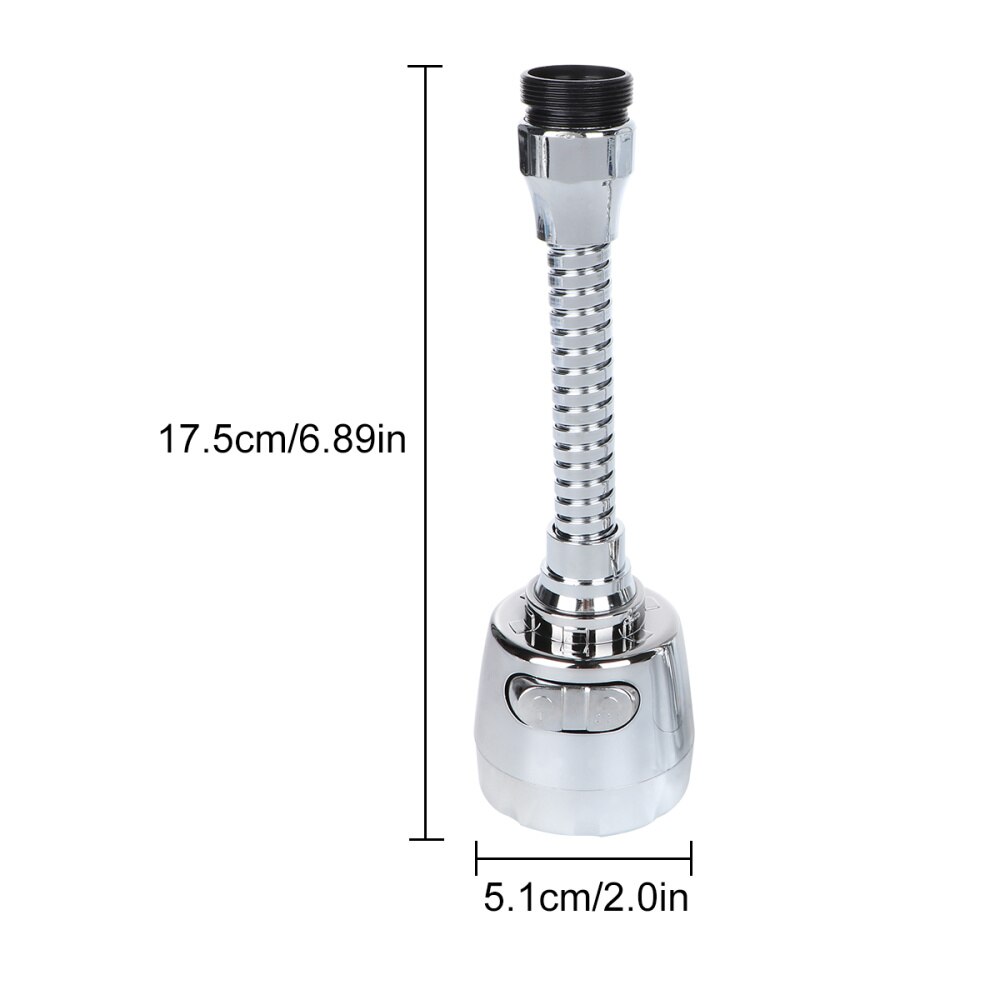 2pcs Lightweight Durable Anti-splash Anti-rust Faucet Tube Bathroom Extension Water Tap Water Filter Foam Kitchen