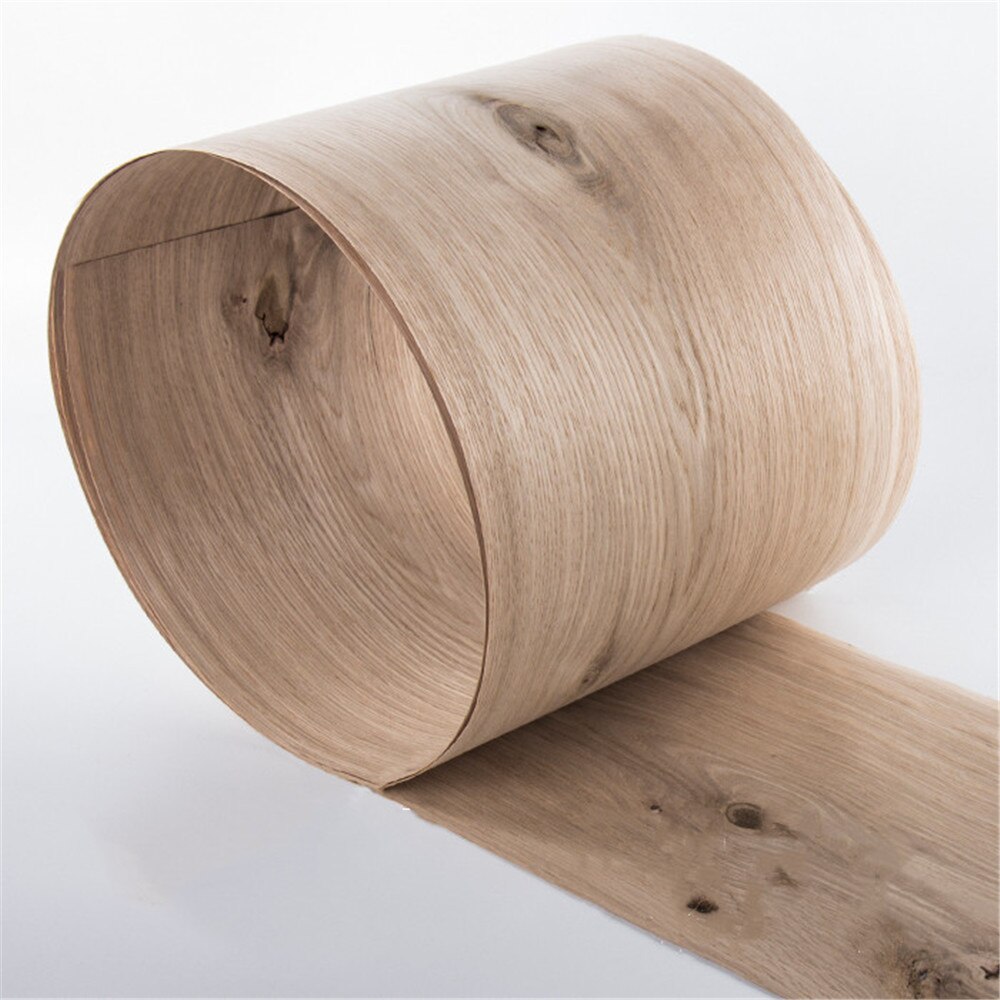 Nudo auténtico Natural de roble, chapa de madera Natural, Burl, muebles Vintage, 20x250cm, 0,2mm de espesor