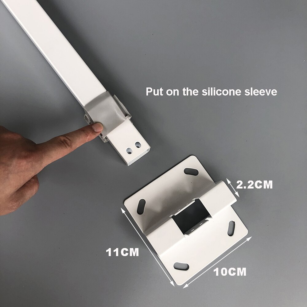 CCTV Telescopic Bracket Extension 30-60cm Adjustable Double Camera Lifting Support Flexible T-shaped Vertical Pole Ceiling Mount