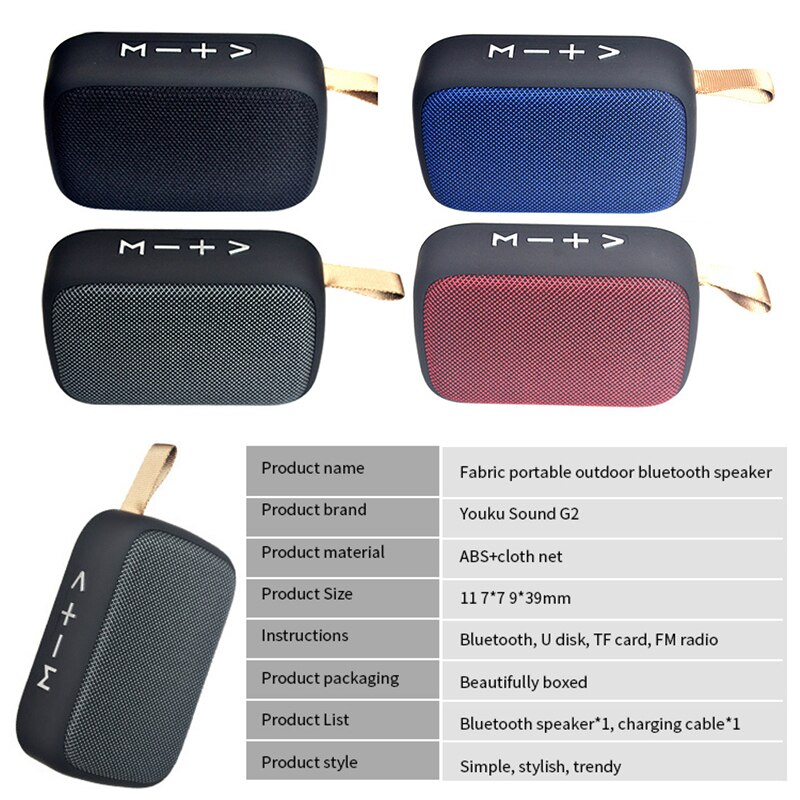 High Power Bluetooth5.0 Speaker Waterproof Portable Column Super Bass Stereo For Comuter PC Speakers With FM Radio BT AUX TFusb