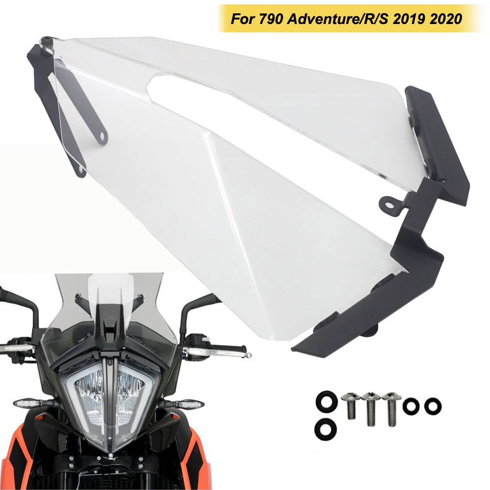 Voor 790 Adventure/R/S Acryl Grill Motorcycle Koplamp Koplamp Guard Protector Cover Bescherming Clear