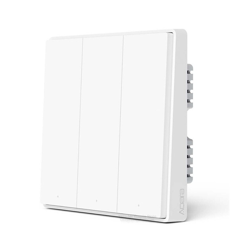Aqara D1 Smart Wall Switch Zigbee Wireless Remote Control Key Light Switch Neutral Fire Wire for Homekit Mijia APP with box