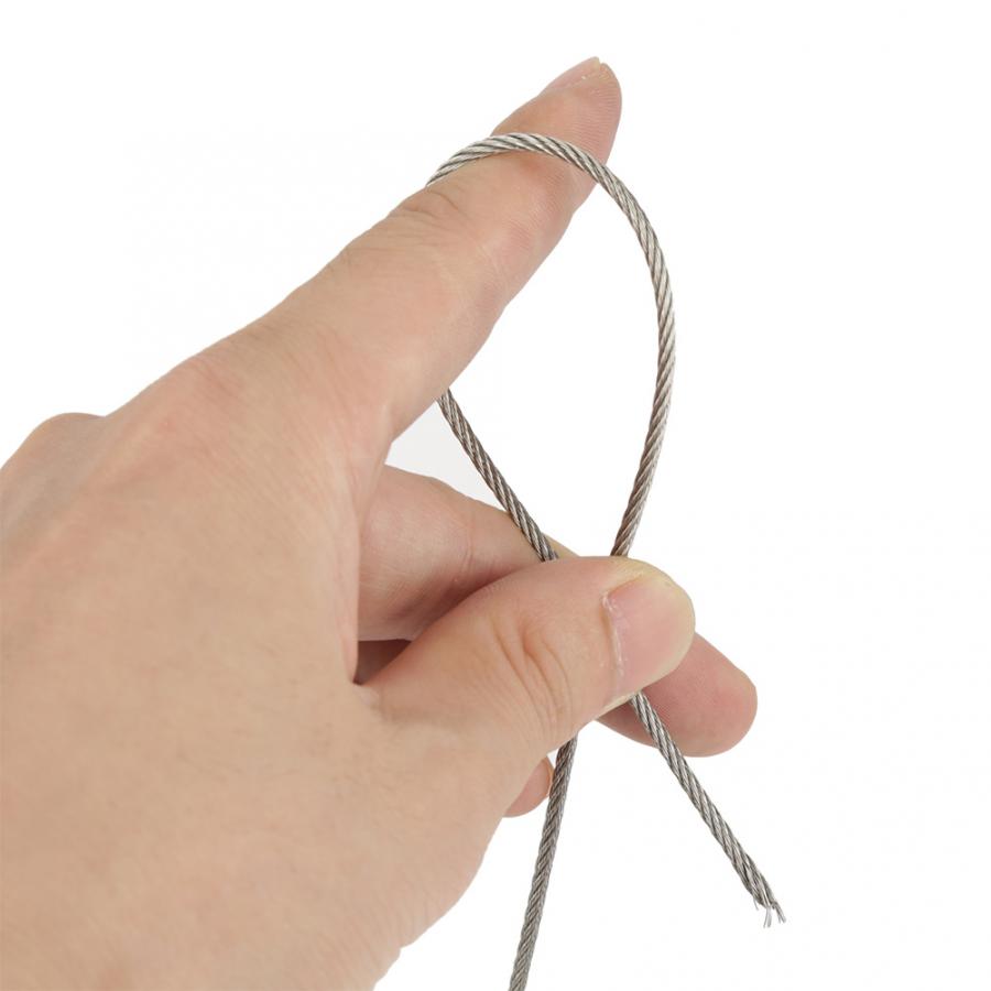 1Pc 20m 304 Stainless Steel Cable Wire Rope Hard S... – Vicedeal