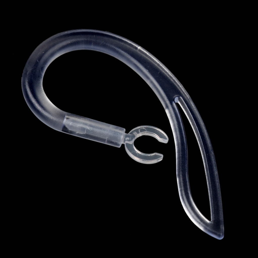 4 stuks Clear Vervanging bluetooth oortelefoon Headset Oorhaakjes voor Plantronis Marque M155 M165 M1100 M100 M55 M28 M25 (6 mm)