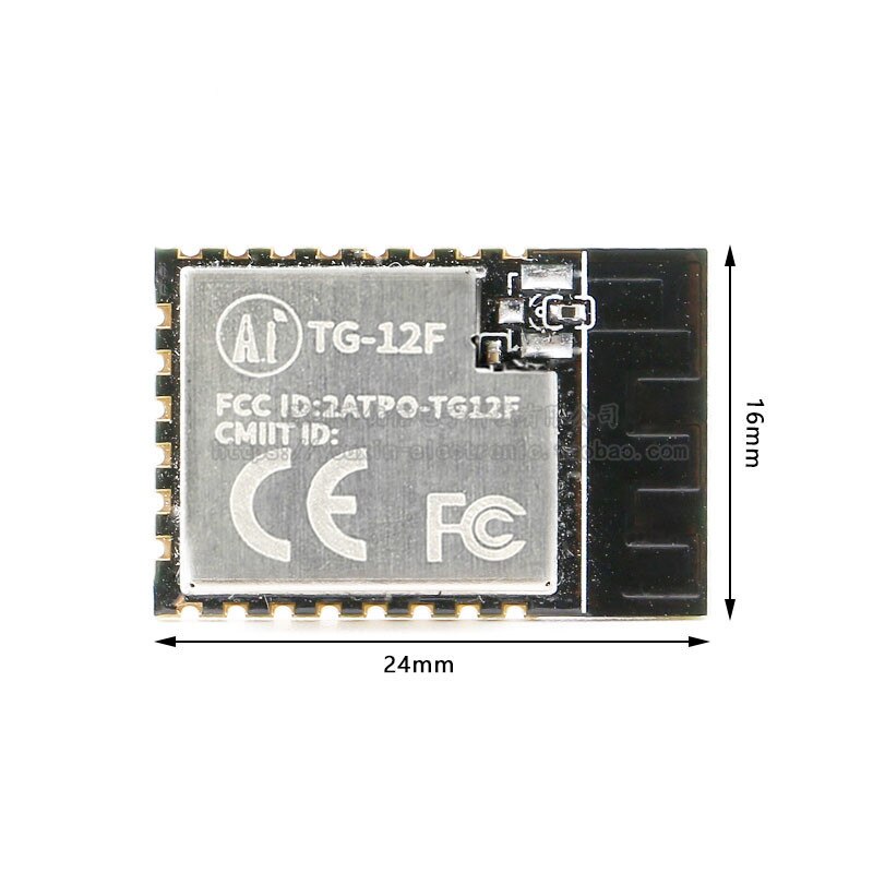TG7100C docking with Tmall Elf serial port WiFi+BLE5.0 module TG-12F
