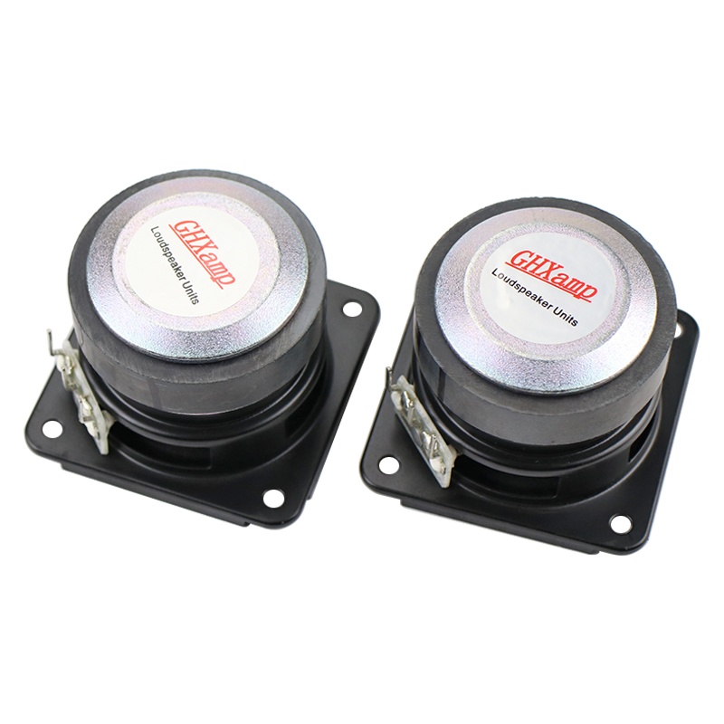 Ghxamp 2.75 inch 70MM Full Range Speaker 4ohm 30W Speaker Diy 88DB Full Frequency Loudspeaker Ripple Folding Edge 2pcs