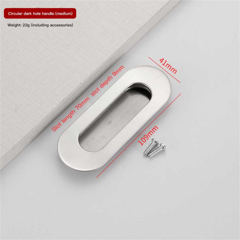 Manijas de puerta de aleación de Zinc, cubierta empotrada al ras, manija de gabinete de suelo, manija de muebles negra plateada, accesorios para el hogar: Verde