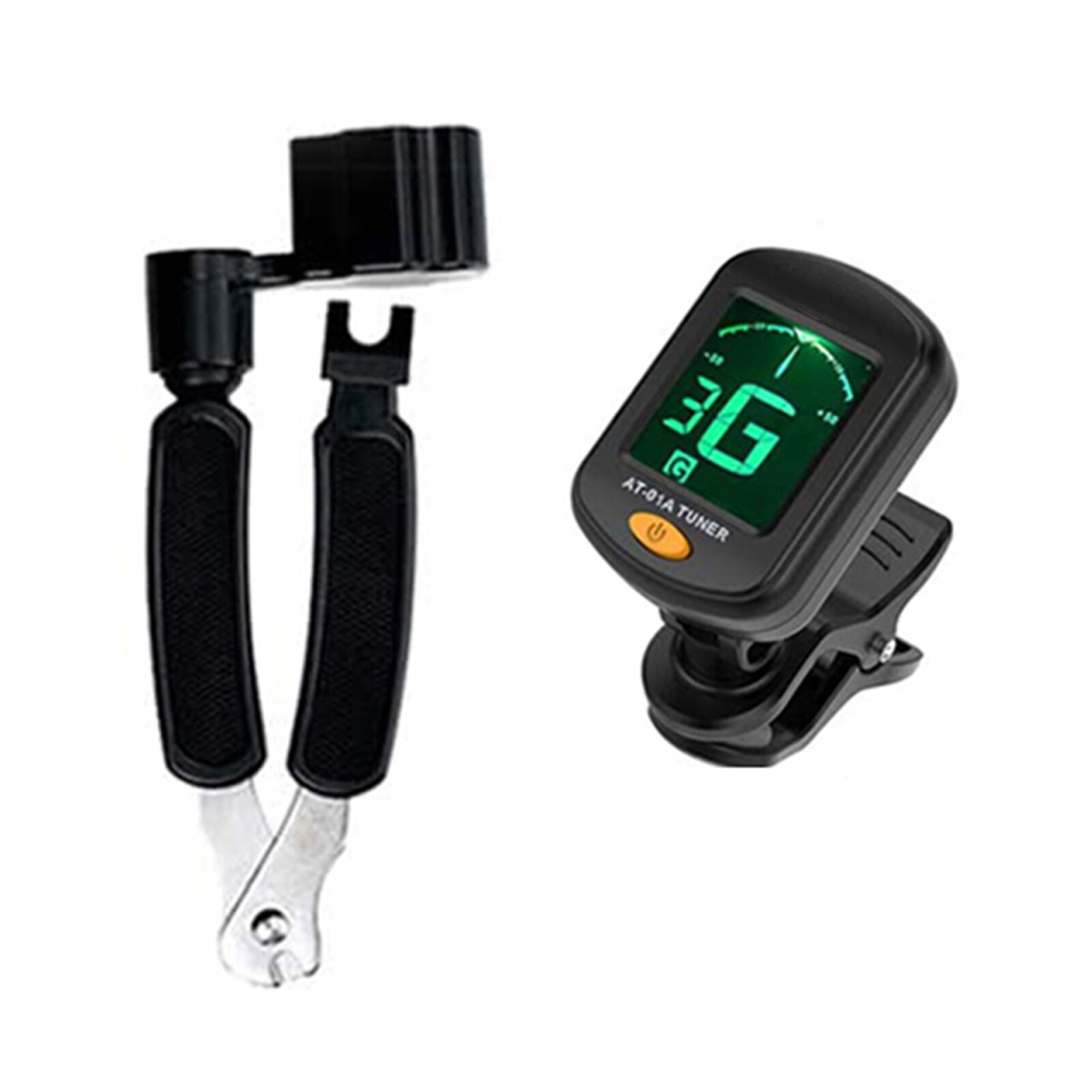 Guitar Accessories Kit Instrument Tuner 3 in 1 Restring Tool Picks Capo Strings Music Equipment Accessories Attachment
