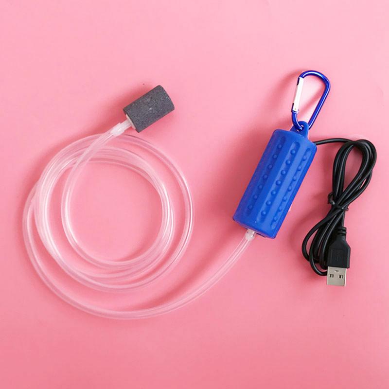 5V Zuurstof Pomp Aquarium Aquarium Mute Usb Aërobe Pomp Mini Zuurstof Pomp Air Stijgen Luchtpomp Voor Fish accessoires Met Usb: 2