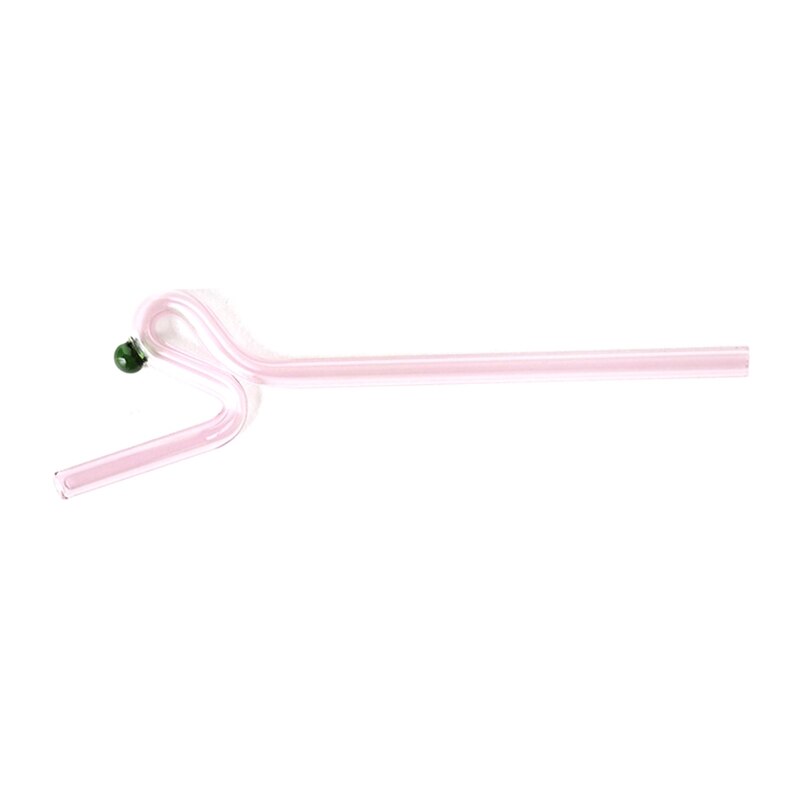 Glass Drinkware Straws Spiral Shape Drinks: BJ00585