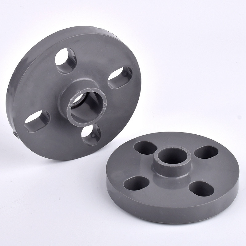 20~160mm PVC Flange Pipe Connector, Aquarium Fish Tank Adapter Irrigation Water Tube Joint Hardware Fittings Slip Socket Flanges