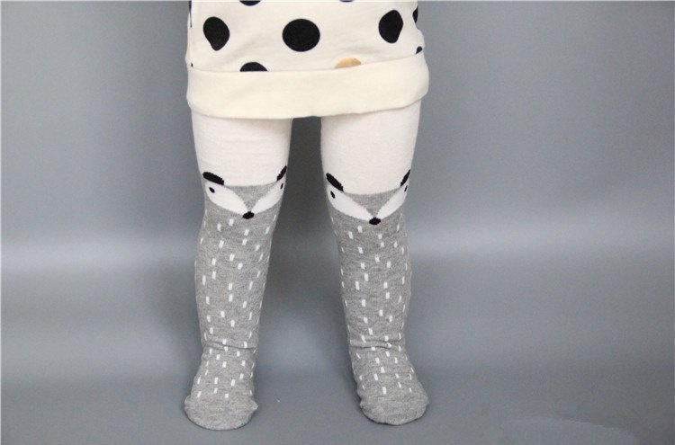 11 style Baby Girls Tights born Pantyhose for Boys Knit Baby Tights Children&#39;s Baby Stockings Solid Baby Girls cloth: Gray Tights2 / 24M