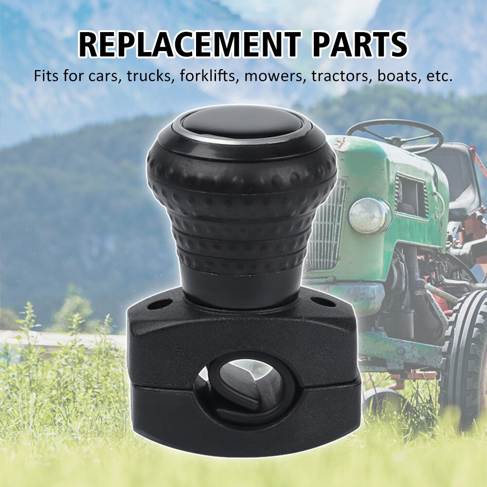 Replacement Parts Power Handle Spinner Knob Trucks Steering Wheel Durable Interior Forklifts Easy Install Car Repair Tractors
