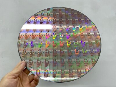 1pcs Research Silicon Chip/Wafer CMOS Image Sensor Chip Wafer Silicon Wafer Monocrystallin 12 inch IC Chip Lithography: Model 6