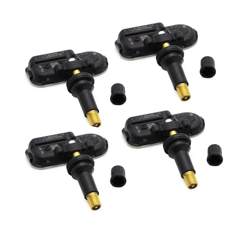 Genuine SET OF 4 OEM 68249197AA TPMS Sensors For Dodge Ram 1500 Dt 2019-22