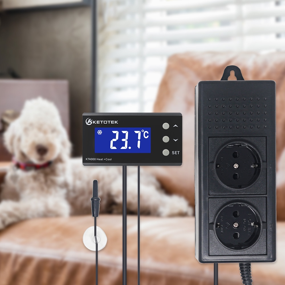 Heating Cooling Ketotek Digital Temperature Controller Block