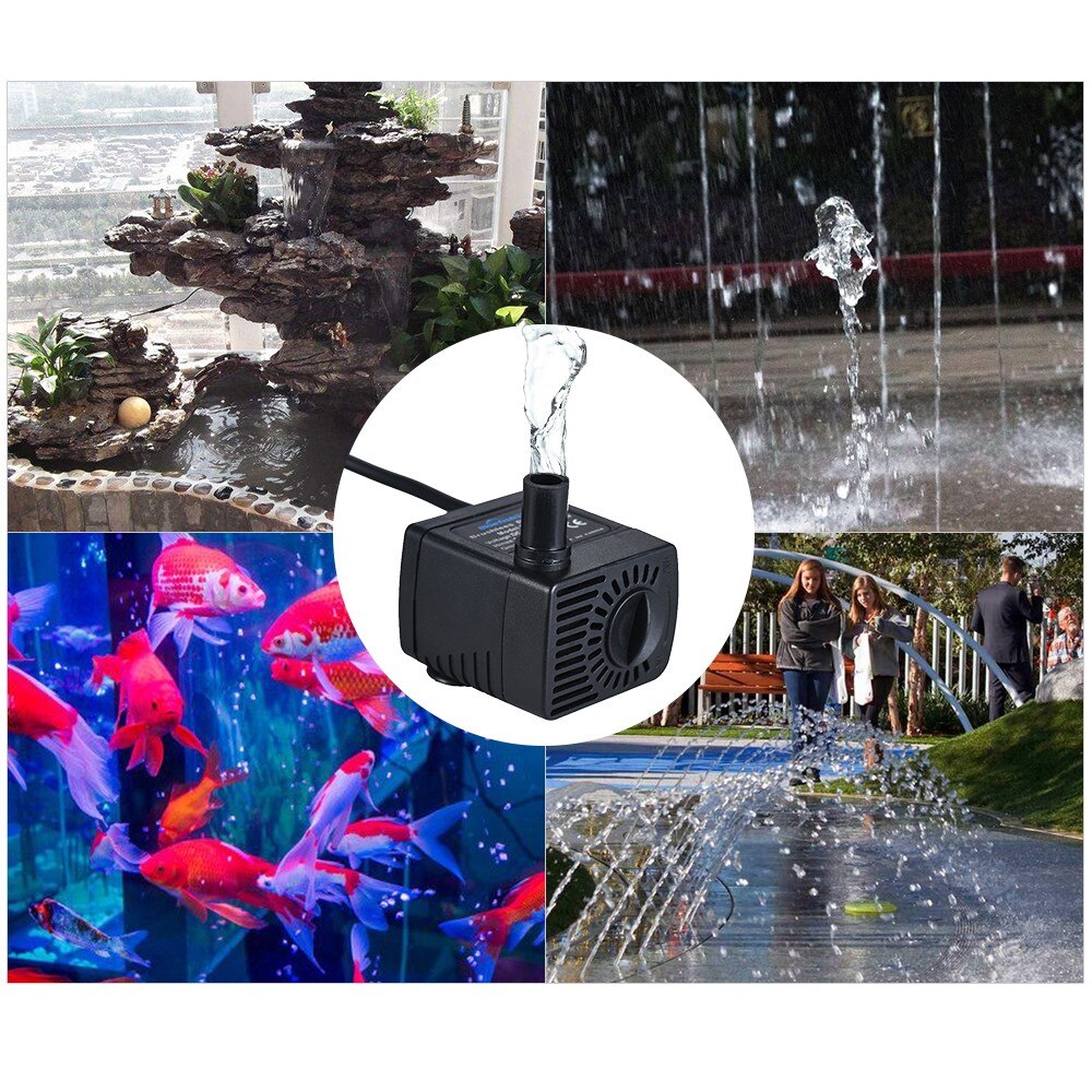 Bluefish Water Pump for Micro Fountain/Pet drinking Water/Swimming Pool Mini Low Pressure Submersible Brushless DC