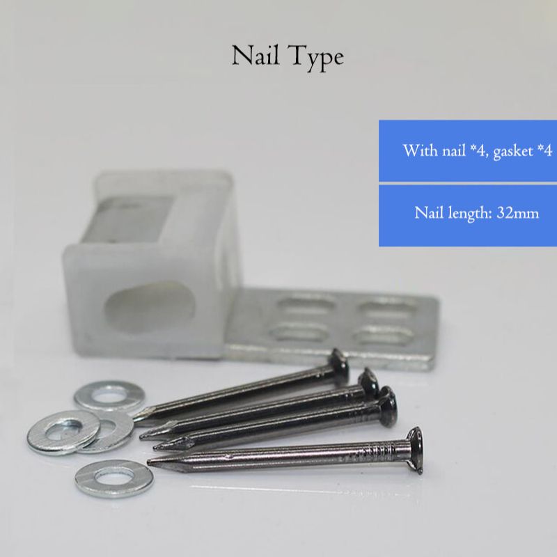 1Pc Sofa Spring Fixing Clip With Srews/Nails, Car Seat Spring Buckle Home Furniture Hasps Iron Spring Clips Hardware Accessories