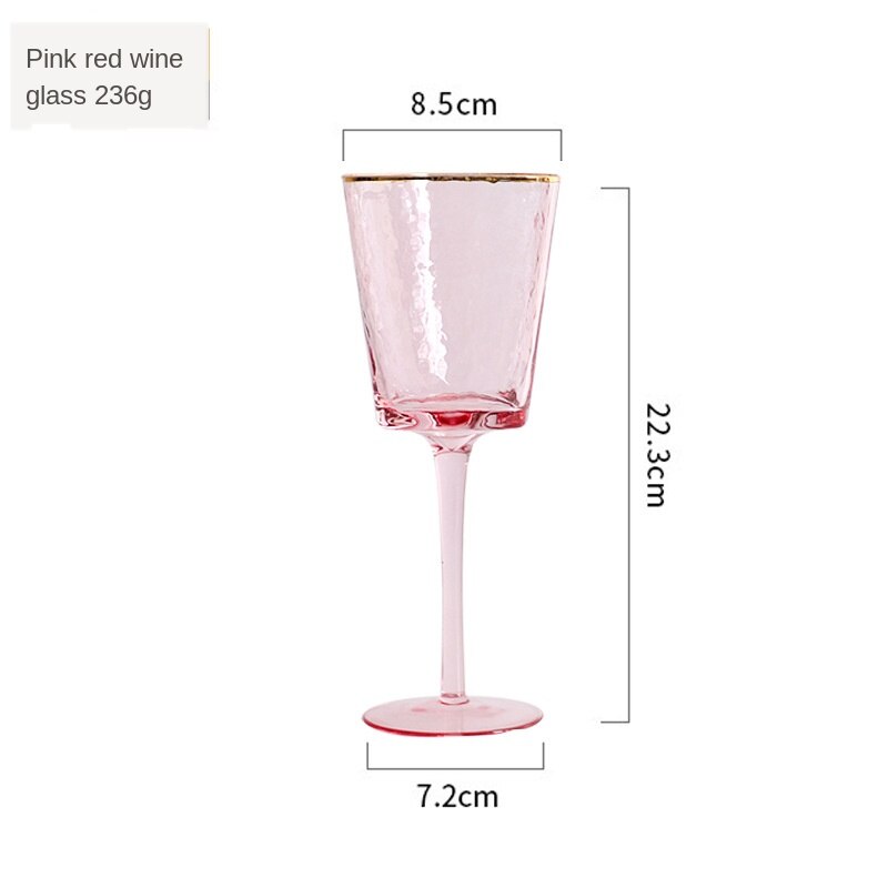Large Capacity Crystal Glass Cup Small Wine Glass Champagne Cup European-style Tall Transparent Wine Glass Cup LD548: color5