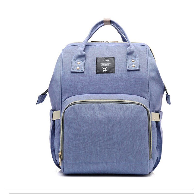 Baby Diaper Bag Mummy Wet Bag Backpack Large Capacity Black Purple Nappy Changing Bags Waterproof Stroller Bag For Baby Care: H