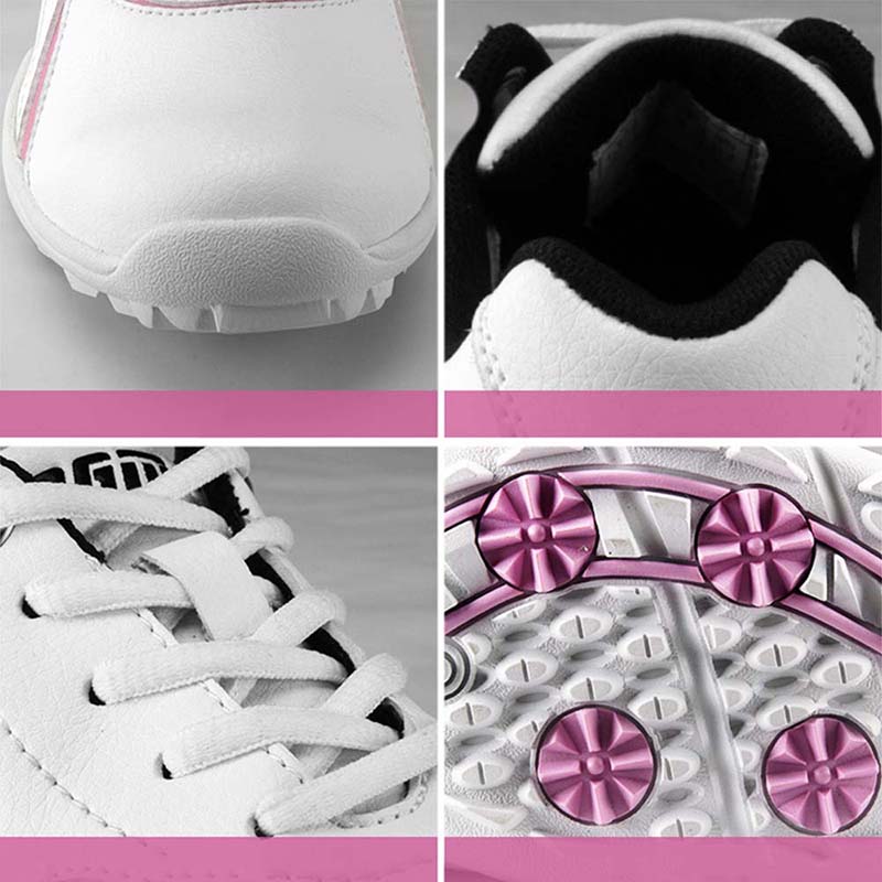 PGM Women Golf Shoes Outdoor Fixed Nail Women Golf Shoes Lady Waterproof Golf Training Sneakers Sports Shoes