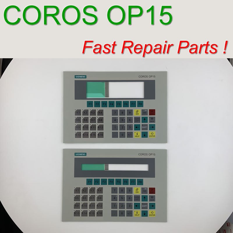 6AV3515-1EB30 Membrane Keypad for COROS OP15-A HMI Panel repair~do it yourself, Have in stock