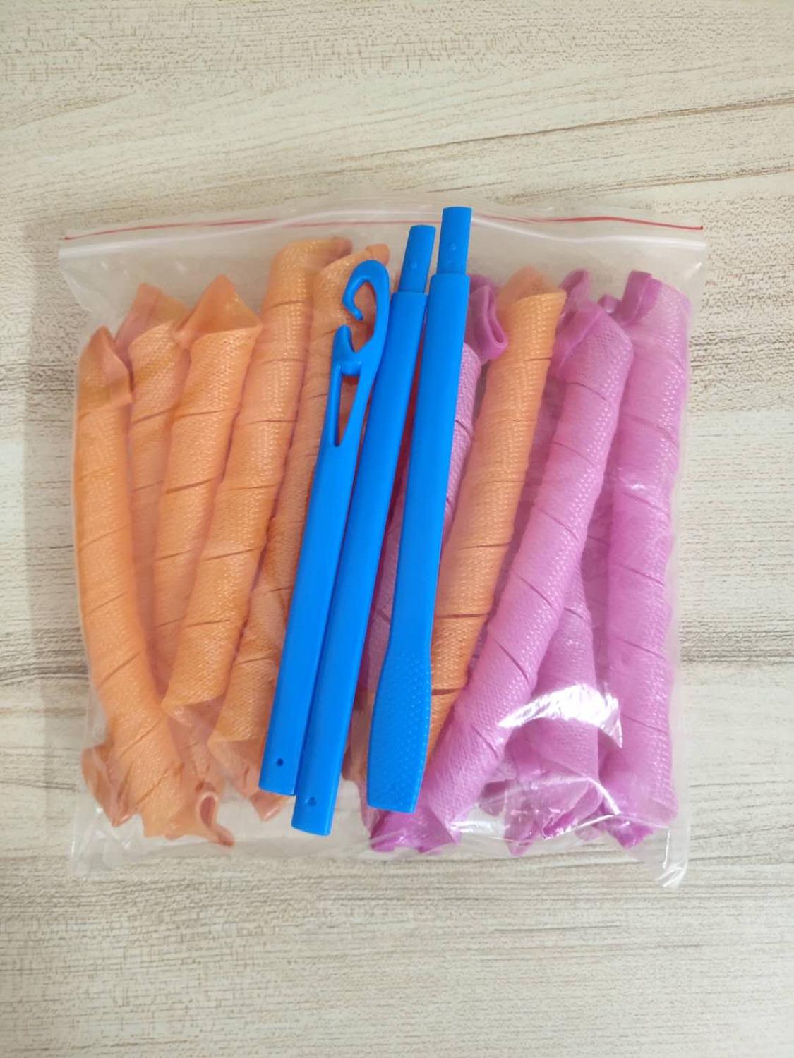 Baguette pour bigoudis les cheveux, bigoudis boucles saines, boucles ne font pas mal, rouleaux de forme, outil de coiffure: 45cm