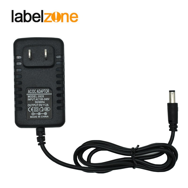 Dymo-LetraTag LT-100H fabricante de etiquetas portátil, Compatible con Letra Tag 91201 91200 12267 91202, adaptador de etiquetas 9V 2A, 12mm