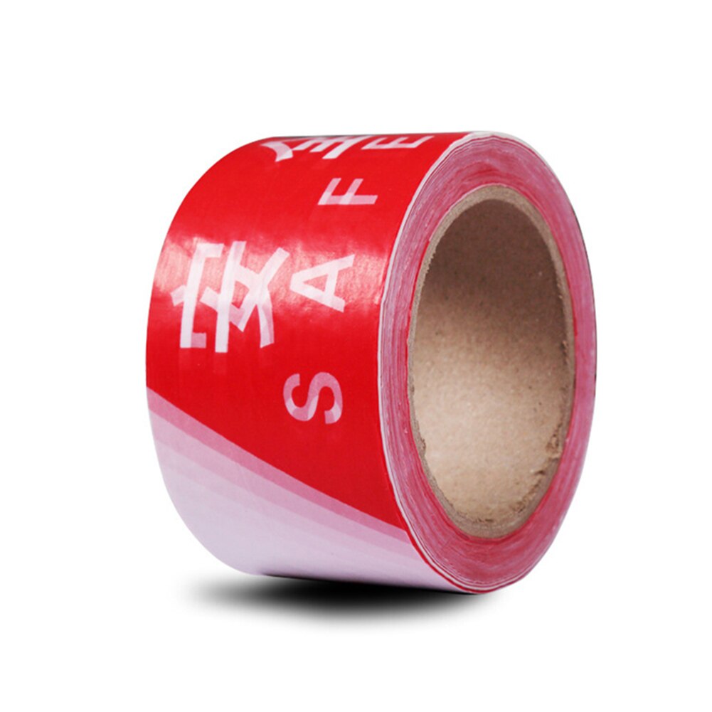 100m Disposable Safety Cordon Warning Strip Red White Runway Belt Caution Tape PUO88: Default Title