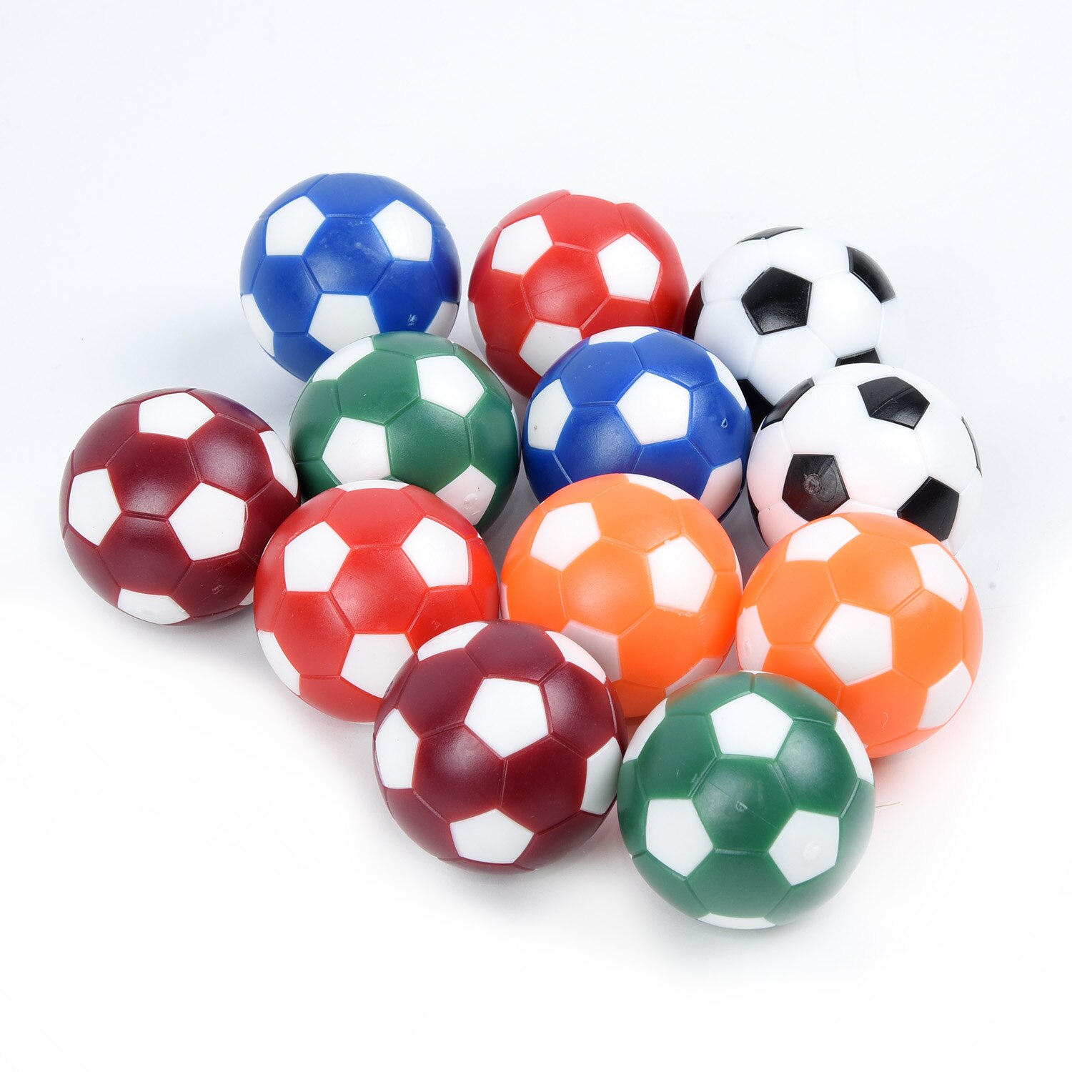 Plast farverige bordfodbold bord fodbold fodbold bolde indendørs spil sport underholdning reservedele forsyninger