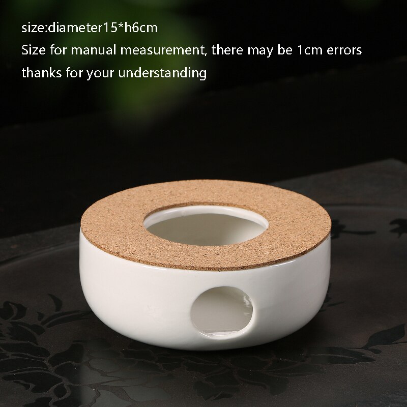 Bougie en céramique créative thé jardin | Fleur bouillie thé chauffé Base isolante, infuseurs de thé chinois Kugn Fu accessoires pour le thé