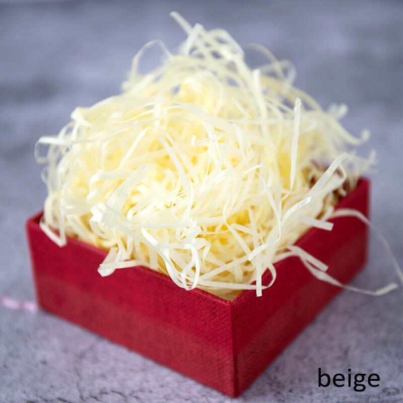 1 Bag Packaging Crinkle Cut Paper Shred 20g Colorful Shredded Paper Wedding Party Accessories Raffia Box Filler