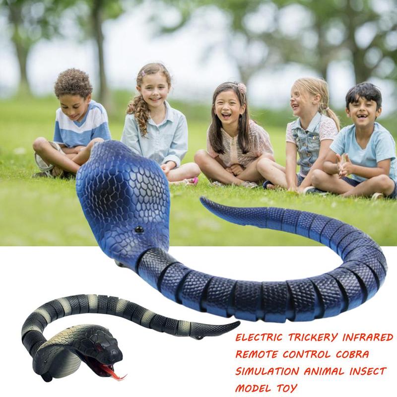 Jouet serpent télécommandé à infrarouge, tour électrique, jouet de Simulation, Animal Cobra, Spoof Cobra, modèle P0S9